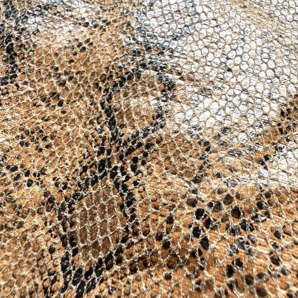 Y2K Faux Snakeskin Rhinestone Appliqué Tote Bag – 2000s Western McBling Mallcore - Picture 9 of 12